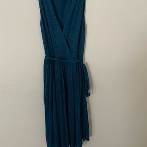 Blue sparkle dress size small